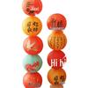 Red Xi Lantern Wedding Decoration Set with Bride Photo Props and Chandelier