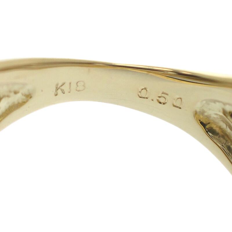 no brand  #8(JP Size) ring K18 yellow gold Women