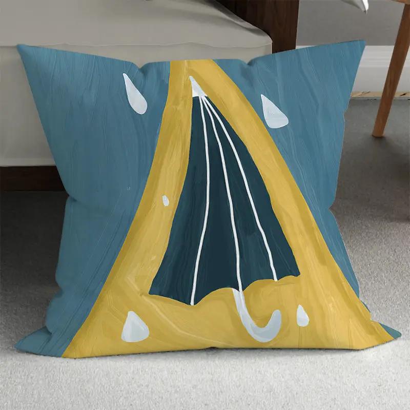 Bedroom Pillowcase Cute Summer Sunflower Decorative Flower  Living Room Bed Sofa Office Chair
