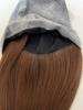 Select Hat with Wig Knit Hat Loose Hat Wig Long Long Straight Long Bob Light Brown Dark Brown 35cm Korean Fashion KPOP Natural Wig Cosplay Medical Wig