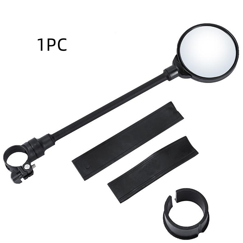 Bike Mirror Bike Handlebar Rearview Mirror Rotatable And Adjustable Wide Angle Rear View Shockproof Convex Mirror Universal