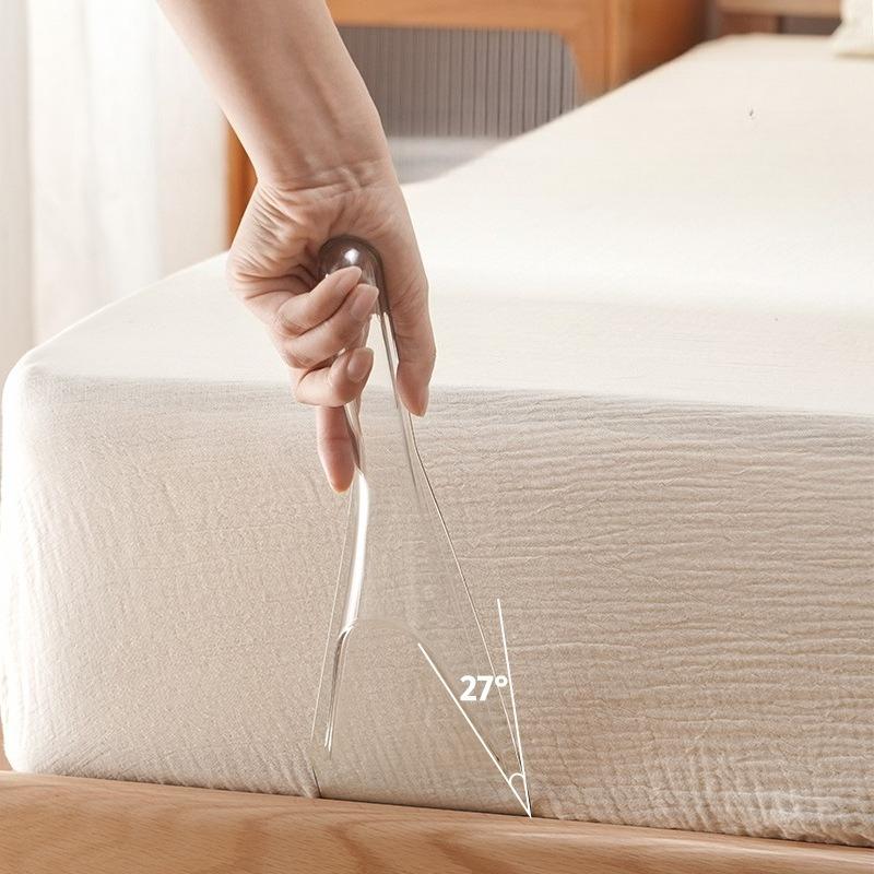 1pcs Mattress Lifter Tool Home Bed Gap Organizer with Bed Brush Labor-Saving Mattress Elevator Fixer for Spread The Sheets