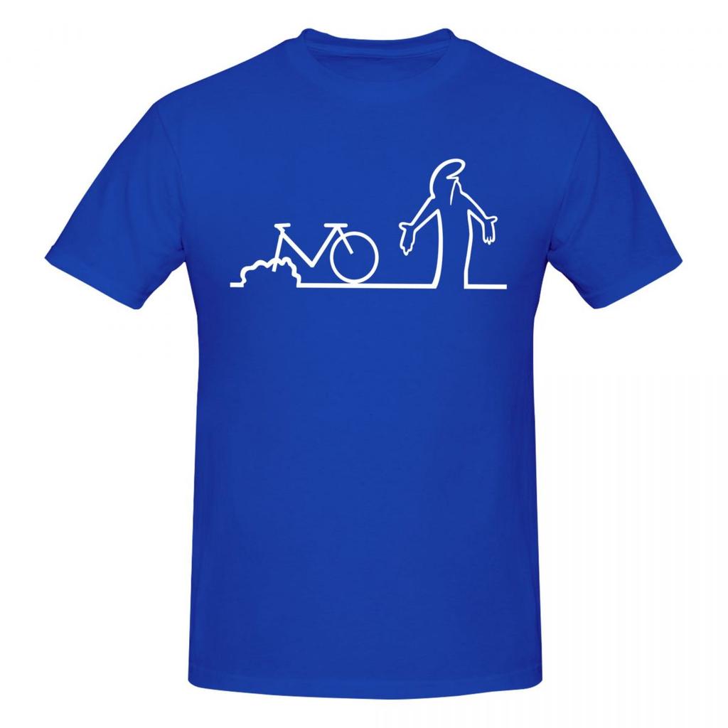 Unisex La Linea Bicycle T Shirt Streetwear Big Size Cotton Sleeve Custom Tshirt