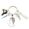 Scissors Comb Hair Dryer Keychain - Barber Shop Stylist Gift