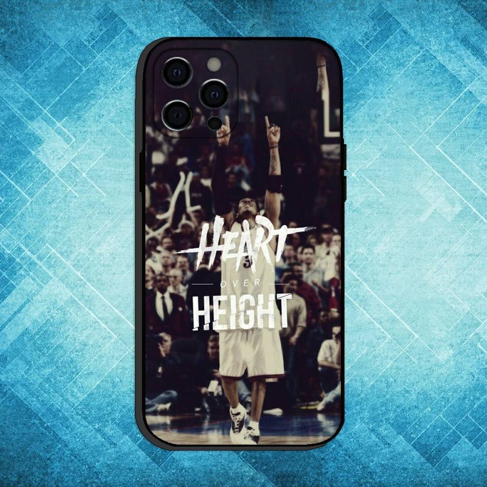 

A-Allen Ezail I-Iverson 3 Phone Case For iPhone17,16,15,14,13,12,11 Plus,Pro Max Soft Black Cover iPhone12
