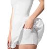 Elegant Cross-Border Sweet Style Camisole with Chest Pad: Pleated Tennis Skirt and Anti-Exposure Puff Design