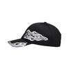 Nike Embroidered Flame Pattern Cotton Baseball Cap Unisex Caps Black IH9258-010