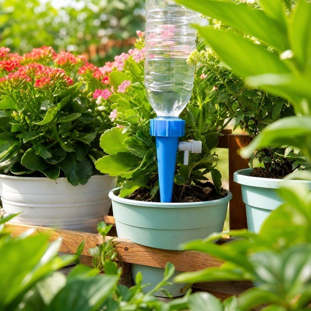 Arroseur Automatique pour Plantes avec Minuterie, Arrosage Automatique Réglable pour Plantes d'Intérieur et d'Extérieur