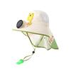 Cappello da Sole Estivo per Bambini, Design a Sciarpa, Tesa Larga, Cappello con Ampia Visiera, Cappello con Protezione UV, Asciugatura Rapida, Traspirante, Sottile, per Esterno, Spiaggia, Pescatore