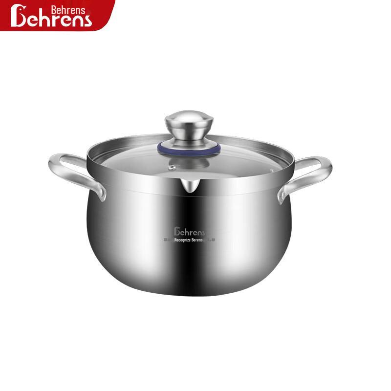 Berndes 24cm 304 Stainless Steel Tri-Ply Soup Pot