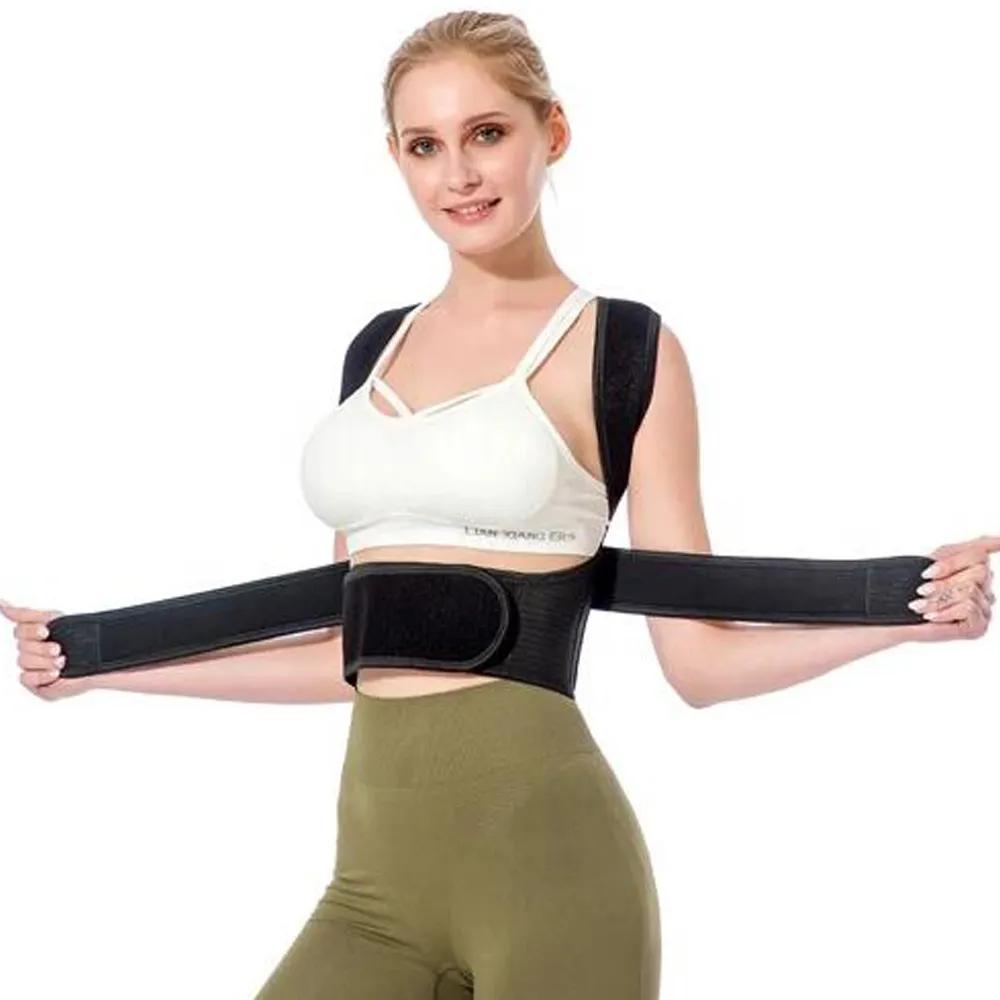 Magnetic Bar Shoulder Support Back Brace Posture Corrector Vest for Scoliosis Orthopedic Belt Pain Relief