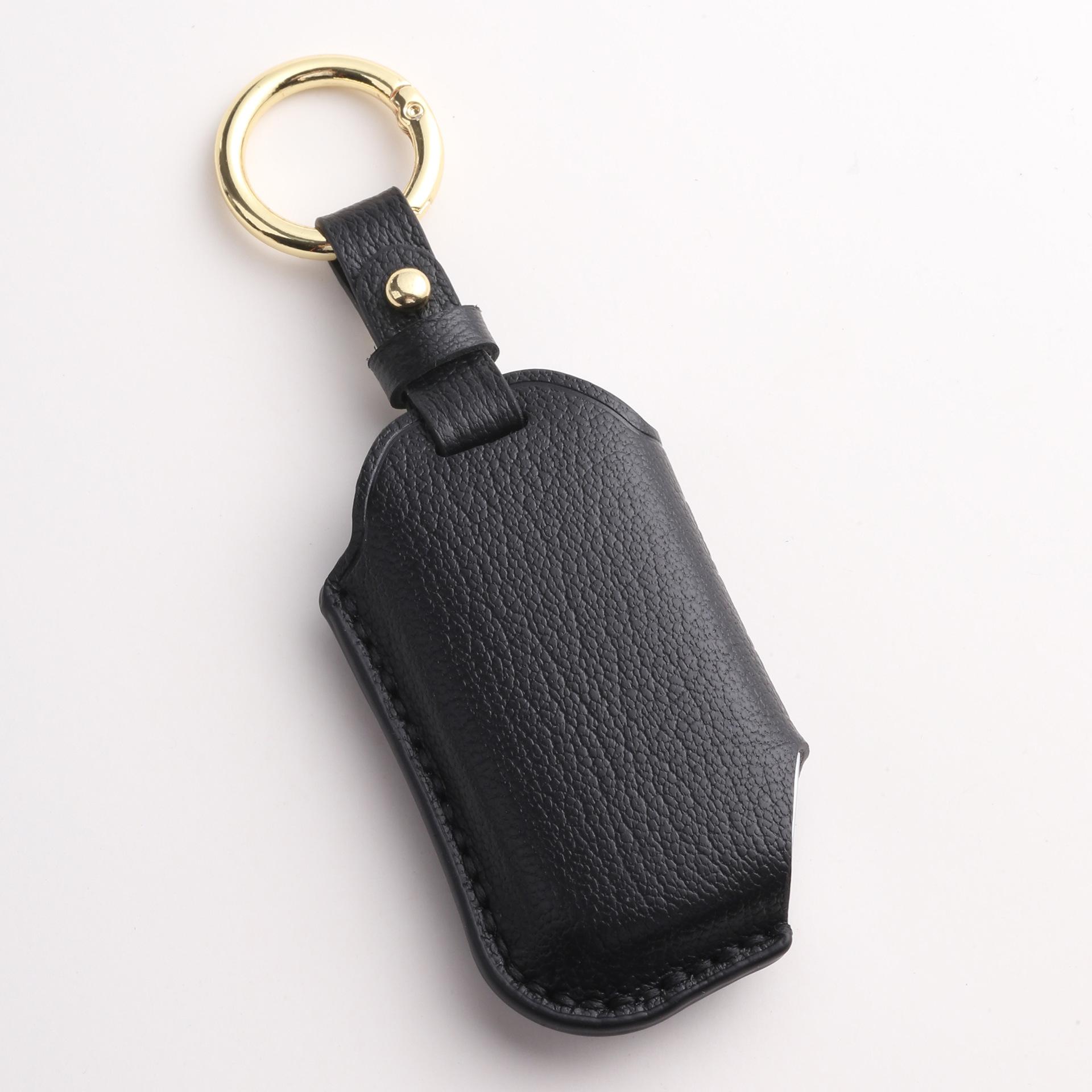 

Специально изготовленная сумка для ключей подходит для кожаного чехла ручной работы для ключей от бизнес-автомобилей Kia и высококлассного автомобильного брелока. чёрный