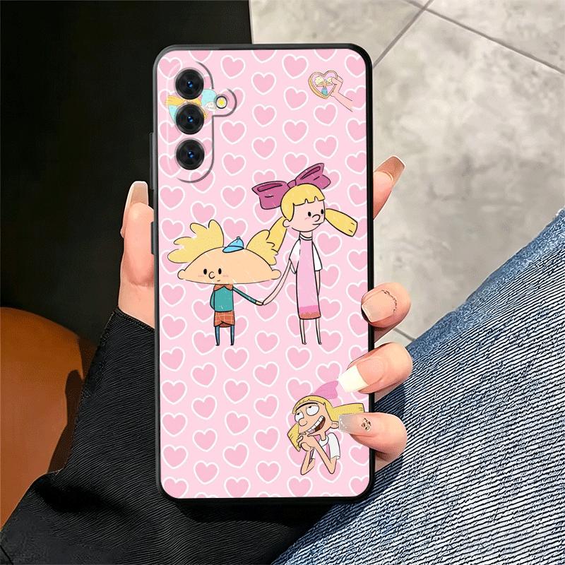 Cartoon Hey Arnold Helga Weiche Handyhülle für Samsung A17 A37 A57 A16 A26 A36 A56 A15 A25 A35 A55 A14 A24 A34 A54 A13 A23 A33 A53