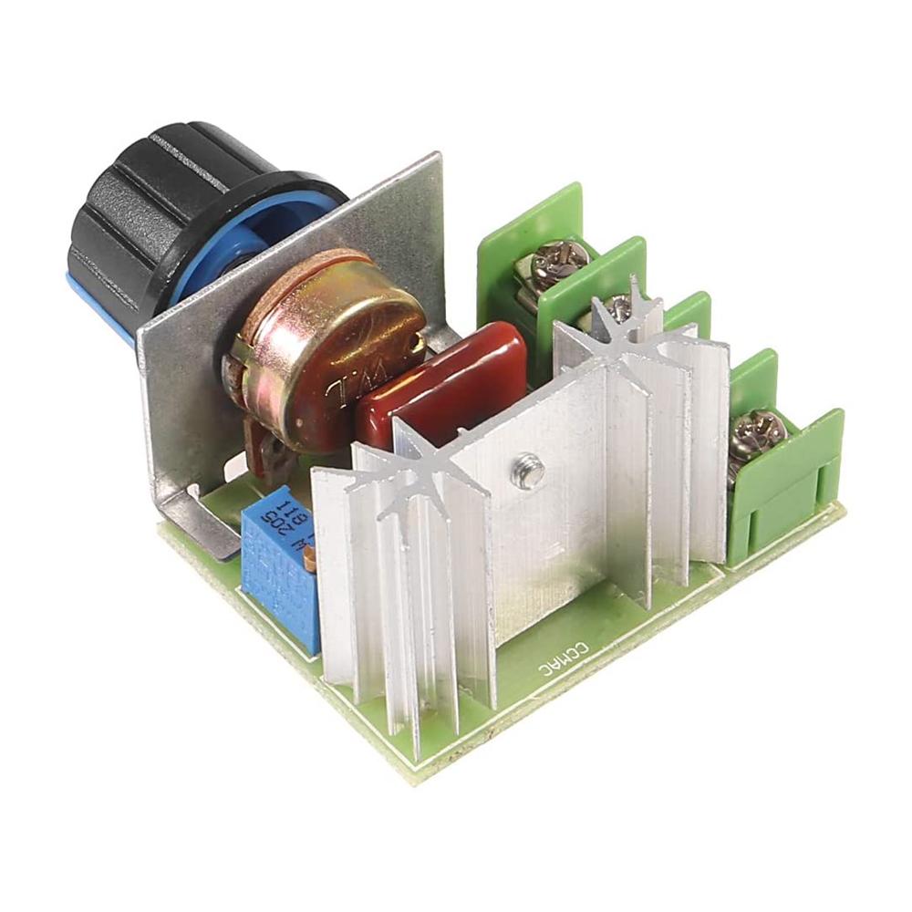 AC 220V 2000W Regolatore di tensione SCR Dimmer Dimmer Regolatore di velocità del motore Termostato Modulo regolatore di tensione elettronico