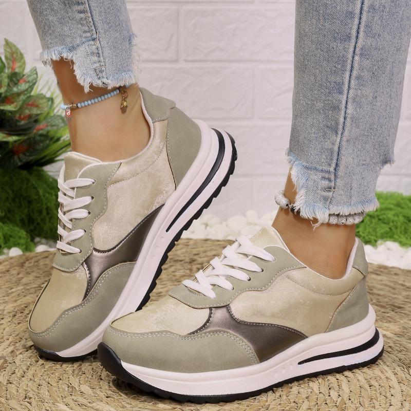Platform Sports Shoes Leisure Fitness Women's Patchwork Shoes