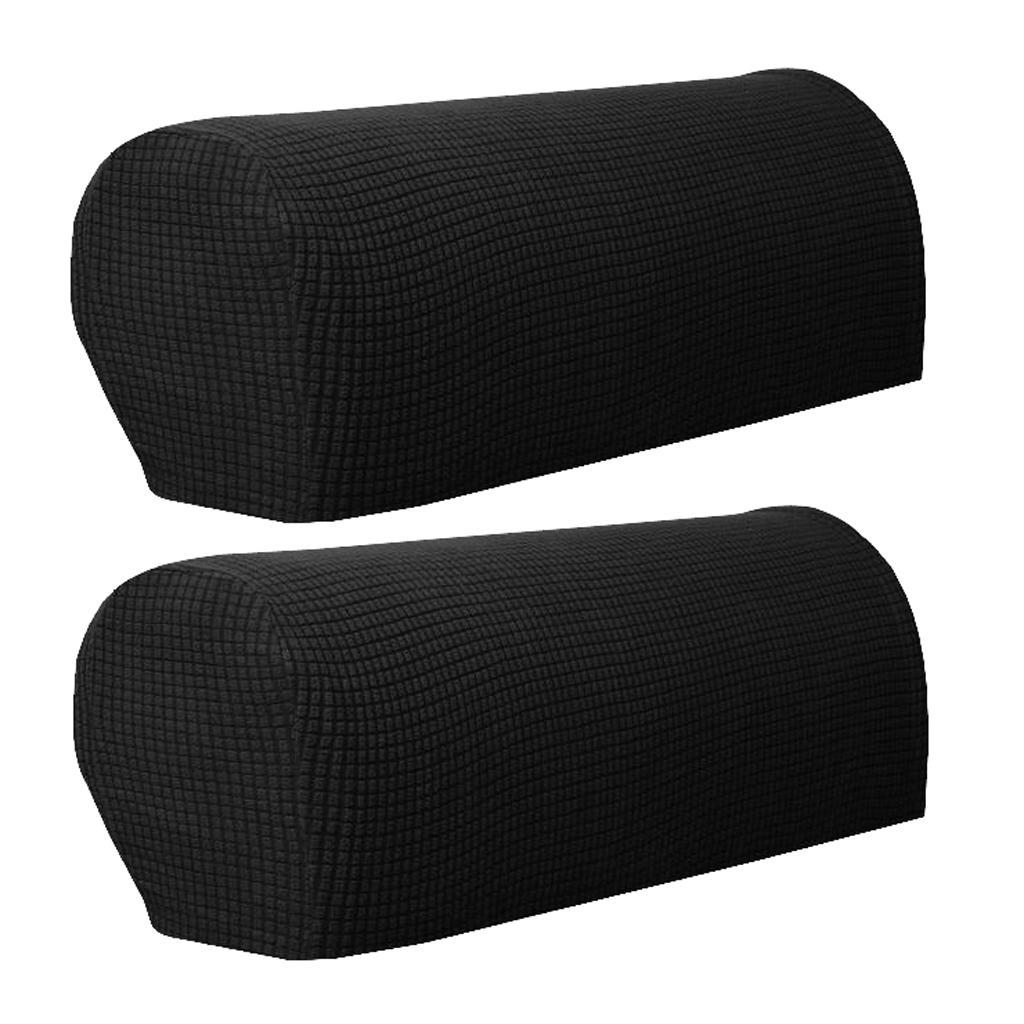 1 Pair Pet Curved Sofa Armrest Cover for Furniture