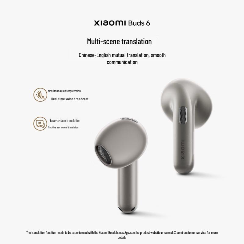 Xiaomi Buds 6 Semi-in-ear Noise Cancelling Bluetooth Earbuds