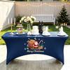 1pcs Christmas Home Decoration Tablecloth Cover Milk Silk Tablecloths Restaurant All Inclusive High Elasticity Table Cloth Mat