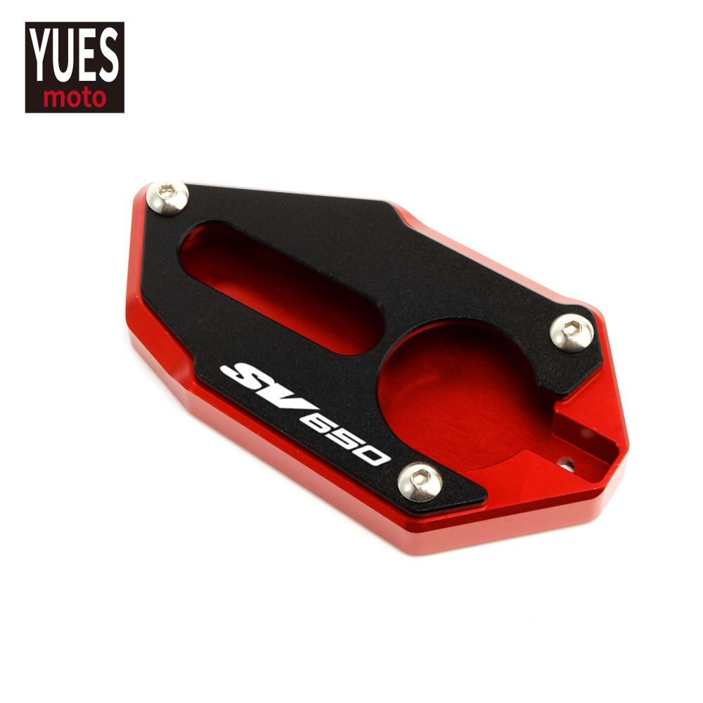Motorcycle Accessories Kickstand Plate Side Stand Pad Enlarger For SUZUKI SV650X 2018- SV650 SV 650 2016-