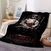 1Pc Horror Puppet Scene Blanket For Couch Bed Plush Cozy Fuzzy Blanket Super Soft Warm Blankets For Fall And Winter 0918141