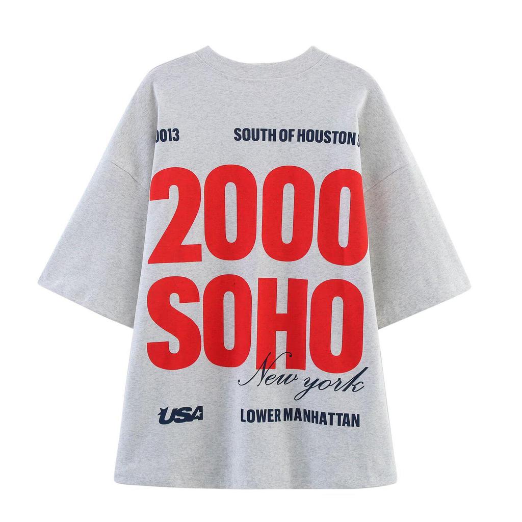 2025 Spring Women's Fashion: Casual Loose-Fit Printed T-shirt