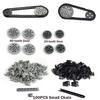 Gray/Black Small Chain Link Technology Bricks Parts Gear Chain Crawler 3711 3649 Assembly MOC Building Blocks Toys Accessories