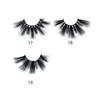 Thick Long Dramatic Wispy Cross 3D Soft Mink Hair Eyelashes Extension 25mm Lashes False Eyelashes