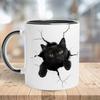 Kitten Black Cat Ceramic Coffee Mark Cup Tea Cup New