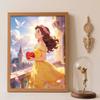 Diamond Art Painting Kit 5D Belle Diamond Painting Dot Art Kit Home Wall Decor Romantic Rose Love Heart