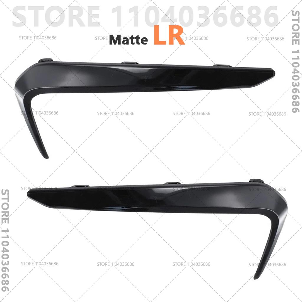 For 2018-2020 G30 G38 BMW 5 Series M Sport Front Fog Light Trim Strips Eyebrow Lamp Cover 51118070541 51118070542