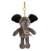 Porte-clés Peluche Animal Mignon Dessin Animé 15CM Tigre Lion Éléphant Hippopotame Tortue Pendentif Sac Rembourré