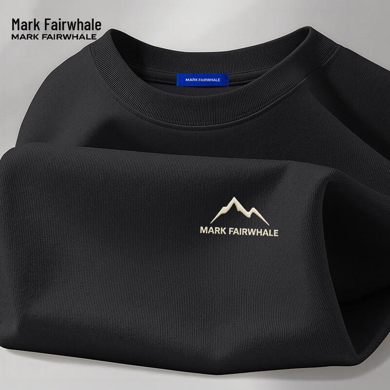 Mark Fairwhale Men's Heavyweight Pure Cotton Long-Sleeve T-Shirt