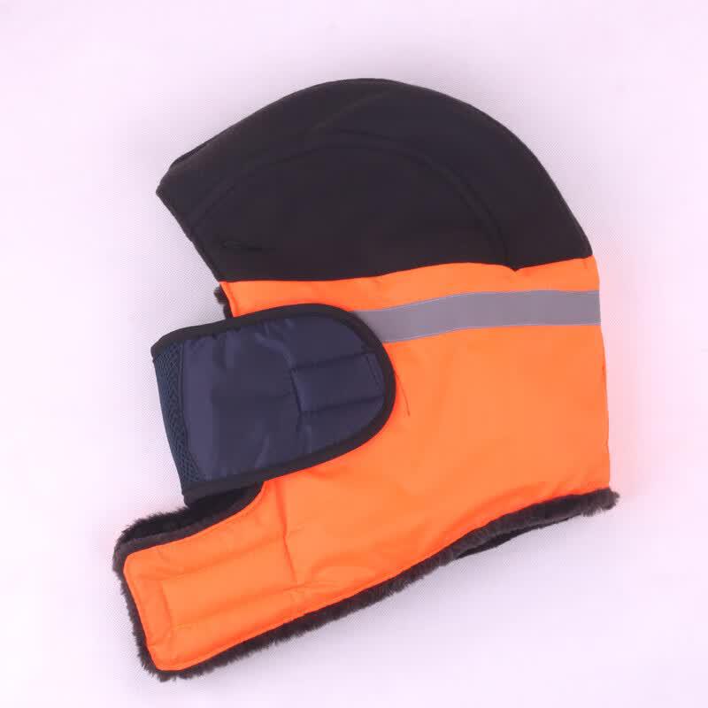 Reflective Winter Cotton Safety Helmet Liner