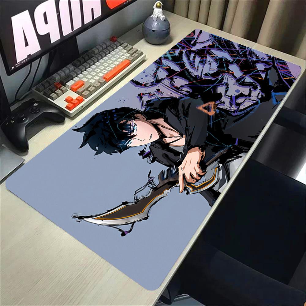 Anime Solo Leveling HD Printing Mousepad xmm Computer Gamer Lock Edge Nonslip Mouse Pad XXL Keyboard PC Protect Table Pad