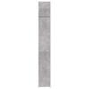 Narrow Tall Cabinet Concrete Grey 30 X 42.5 X 225 Cm Particleboard