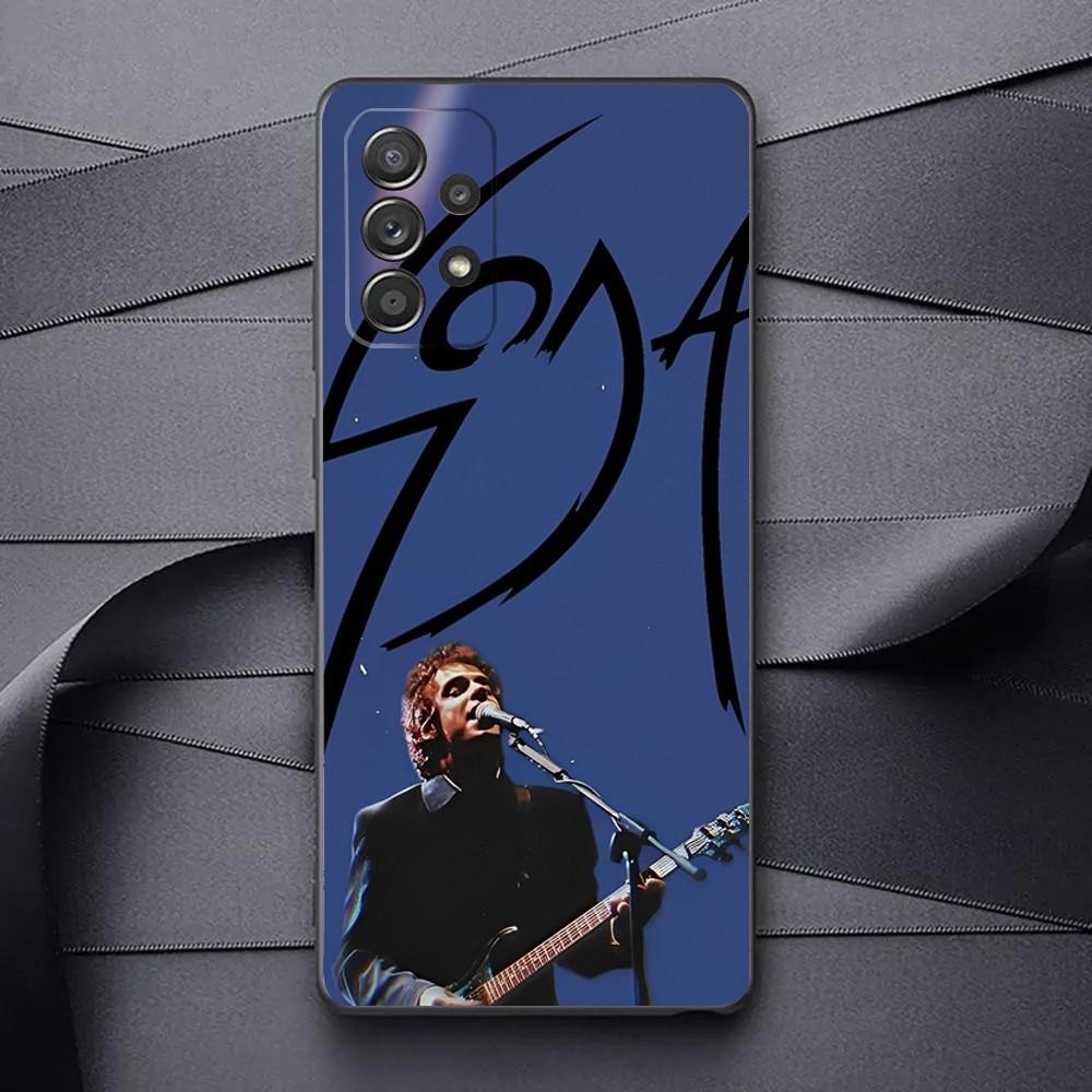 Band SODA S-STEREO  Phone Case For Samsung Galaxy A13,A21s,A22,A31,A32,A52,A53,A71,A80,A91 Soft Black Phone Cover