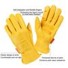 Yellow Black Motorcycle Riding Gloves Keep Warm Outdoor Sport Gloves  Unisex