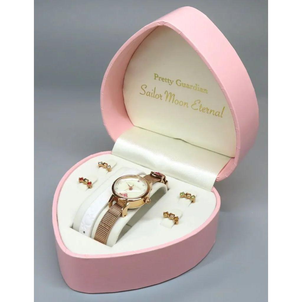 Used [Used] Table clock/Wall clock Sailor 4 Warriors Ver. Change belt watch  Pretty Guardian Sailor Moon Eternal the Movie
