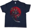 SAMURAI III Crianças Meninos crianças meninos Camiseta Ninja Japão Guerreiro Espada Dakana Armadura Capacete