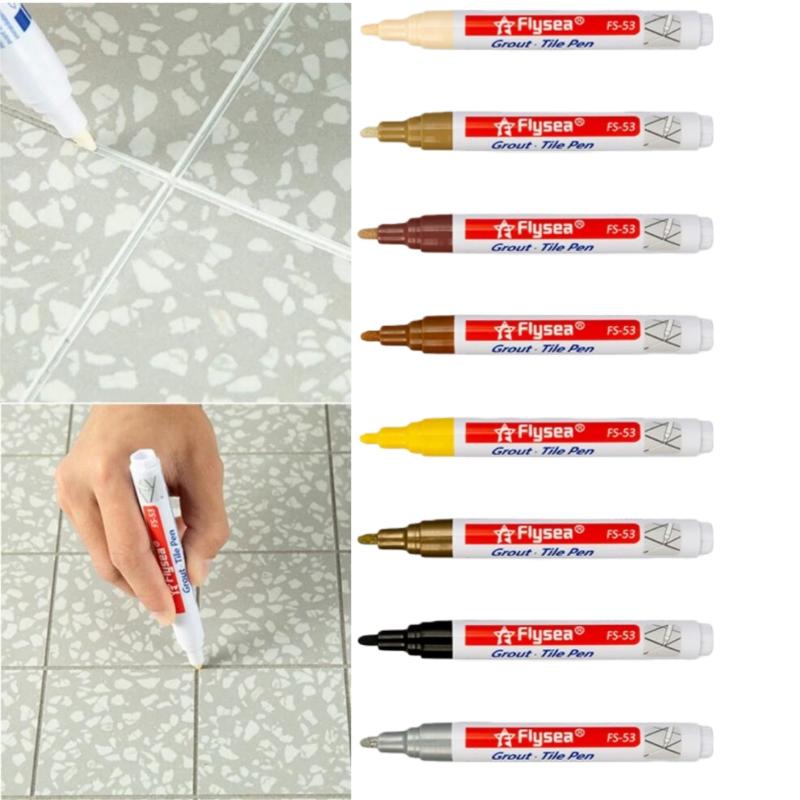 1/5 Stück Schnelltrocknendes Heimwerkerwerkzeug DIY Fugenstift Für Badezimmer Küchenfliesen Aufhellender Fugenstift Zur Auffrischung Alter Fugen