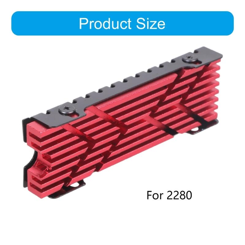 Thin M.2 2280 SSD Heatsink Featuring Multiple Heat Paths Enhances Cooling On PCIe4.0 Drive