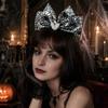 Non Slip Black Headband for Halloween with Spider Web Bow And Eyeball/Pumpkin/Ghost Decor Decorative