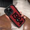 1984 Cool Simple Art Letter Phone Case Suitable for iPhone16 15 14 13 12 11Pro/ Max/Plus Shock-proof Back Cover Anti-fingerprint