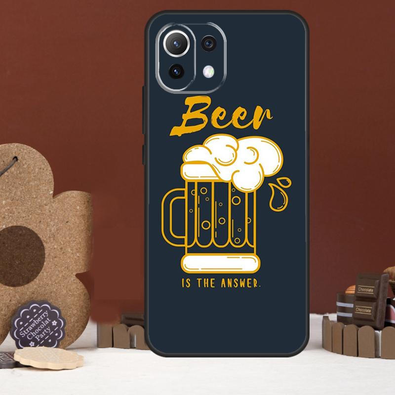Beer Mug Beer Bubbles Case For Xiaomi 14 15 Ultra 15T 14T 13T 17 Pro Max POCO X7 Pro X5 X6 F5 F6 F7 F8 Ultra Cover