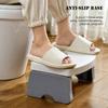 Abnehmbarer Toilettenhocker mit rutschfester Basis, spleißbarer Töpfchen-Hocker, Sitzhaltung, Fußhocker, Badezimmer-Toilette-Töpfchen