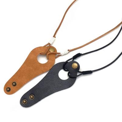 New Anti Fall Leather Sunglasses Storage Rope Storage Case Hanging Neck Strap Glasses Lanyard