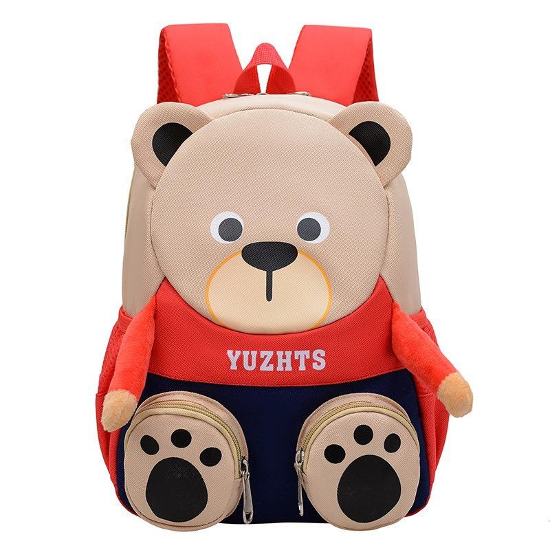 Schoolbag Children's Backpack Cartoon Cute Bear Kindergarten School Bag Children's Backpack Boys and Girls Babies Going Out Snack Bag