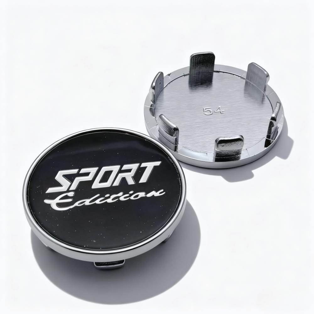 4pcs 54MM 49MM Car Wheel Center Caps With Sport Edition Logo Emblem Wheel Hubcaps Hub Center Dust Cover Replace Car Accessories
