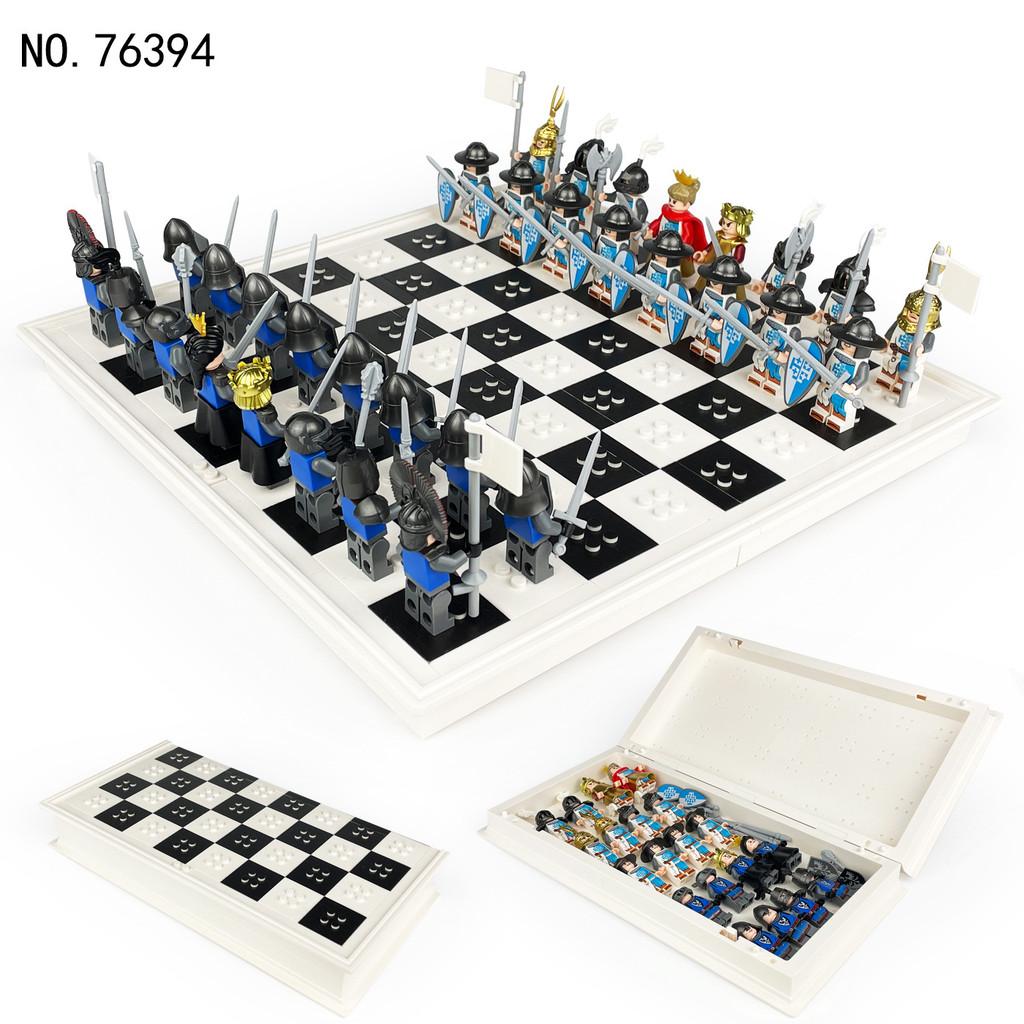 Classic Chess Building Blocks Set With Plastic For Kids And Adults