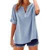 Casual Summer Shirt Solid Color Loose Top Fresh Sweet Women's Fashion Versatile Shirt